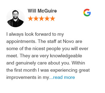 Will McGuire Google Review For Novo Chiropractic Lincoln Clinic